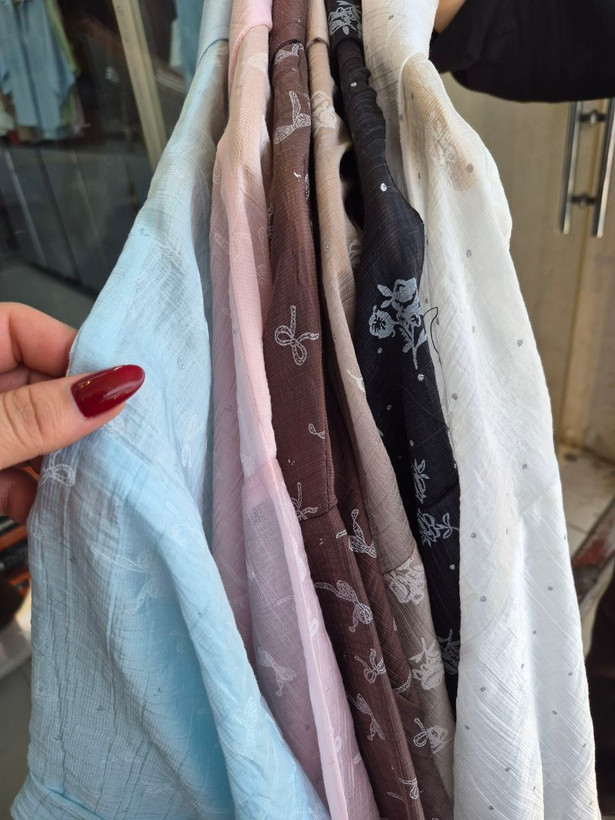 شومیز زنانه گلدار شیشه ای