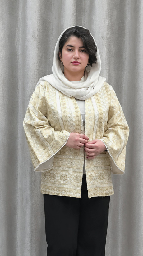 کت مجلسی گلدوزی فری سایز