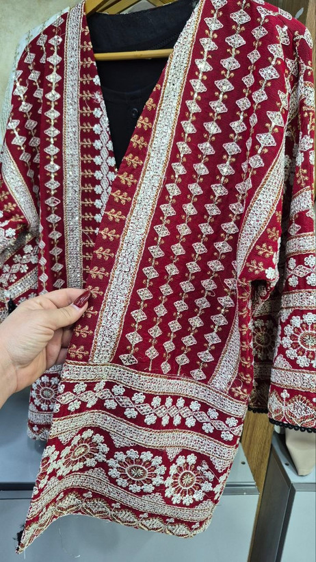 کت مجلسی گلدوزی فری سایز
